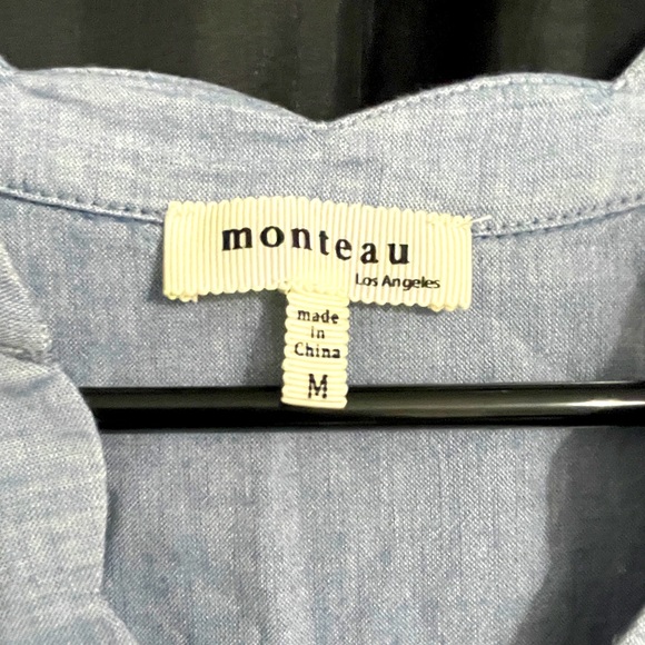 Monteau Light Denim Dress - Picture 3 of 3